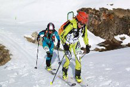 CAMPEONATO DE ESPAÑA DE ESQUÍ DE MONTAÑA POR PAREJAS CELEBRADO EL 5 DE ABRIL EN NURIA (CATALUÑA)